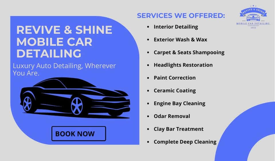 Revive and Shine detailing