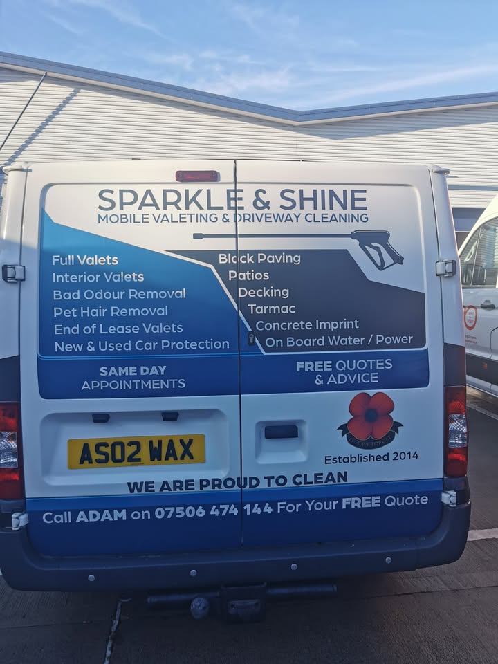 Sparkle and Shine Mobile Valeting & Driveway Cleaning