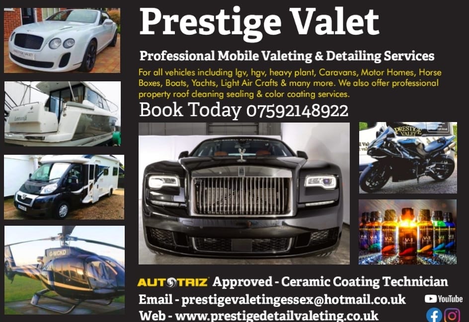 Prestige Valet, Mobile Valeting & Detailing Clacton On Sea