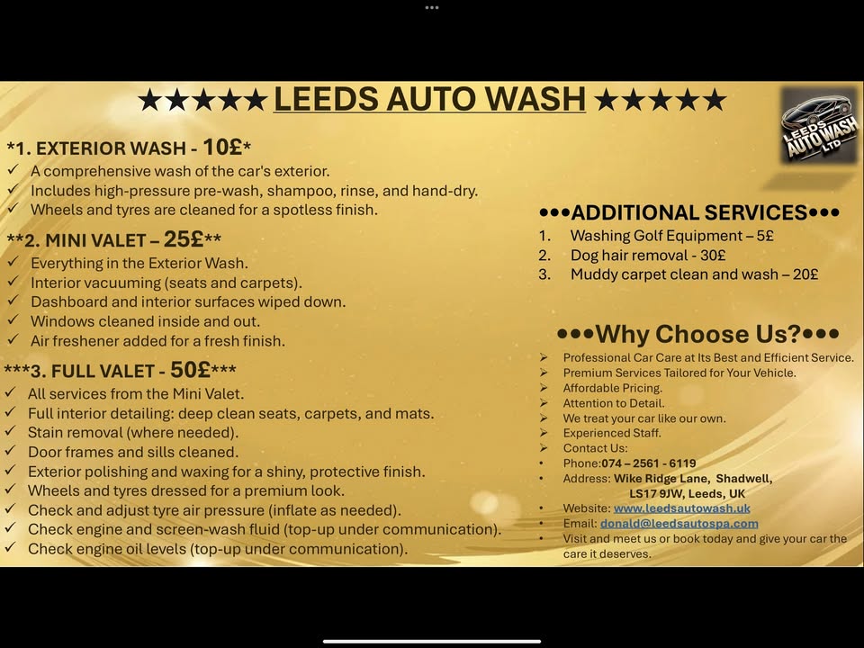 Leeds Auto Wash Ltd
